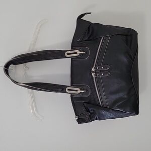 Elle Black Shoulder Bag, One Size